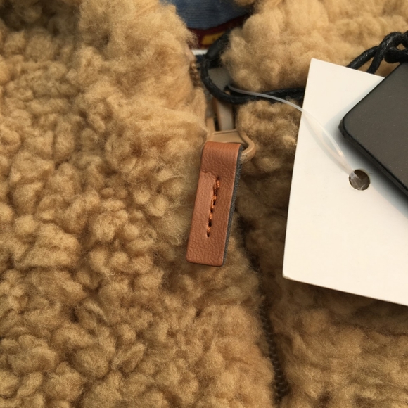 7 For All Mankind Teddy Bear Brown Fuzzy Hooded Jumpsuit Size 6-9 Months NWT - Picture 12 of 12